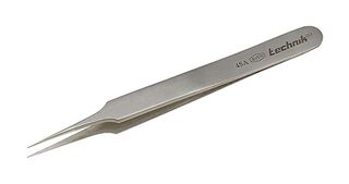 AVEN 18059USA Tweezers, General Purpose, Style 4, Straight/Pointed, Stainless Steel Body, 4.25", Technik Series