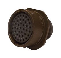 AMPHENOL INDUSTRIAL PTB-14-5PS Circular Connector, PT Series, MIL-DTL-26482 Series I, Thru Bulkhead Receptacle, 5 Contacts