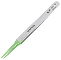 EXCELTA 2A-SA-TC30 Tweezers, Precision, Straight, Flat, 118.75 mm, Stainless Steel