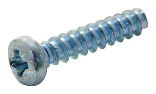 TR FASTENINGS N4 0.625 PRST60 Z100 Tornillo, No.4, 0.625 ", Zinc, Steel, Pozidriv Cabeza Alomada
