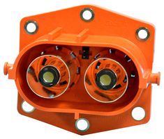 AMPHENOL INDUSTRIAL UPCR022ANS1 Conector de Alta Potencia, 2 Polos, UPC Series, Receptáculo eléctrico, 1 kVAC, Montaje en Panel
