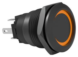 CARLING TECHNOLOGIES AV1-2A211C-R00 Interruptor (Switch) Antivandalismo, AV Series, 19 mm, SPST-NO, SPST-NC, Momentáneo