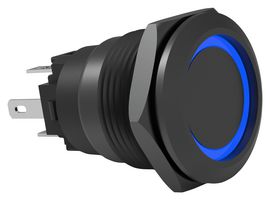 CARLING TECHNOLOGIES AV1-2A211E-R00 Interruptor (Switch) Antivandalismo, AV Series, 19 mm, SPST-NO, SPST-NC, Momentáneo