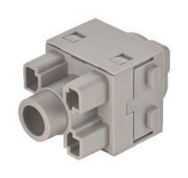 HARTING 09140013105 Heavy Duty Connector, Short, Han-Modular Series, Module, 1 Contact, Receptacle, Screw Socket