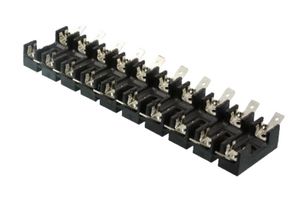 EATON BUSSMANN S-8202-10 Portafusibles, Cartucho, Conexión Rápida, 30A, 300 VCA, 10 Fusibles, 1/4" x 1-1/4", Serie S-8000