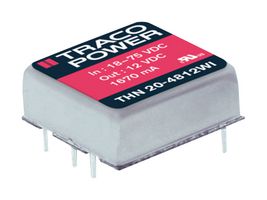 TRACO POWER THN 20-2411WI-A1 Isolated Through Hole DC/DC Converter, ITE, DIP, 4:1, 20 W, 1 Output, 5 V