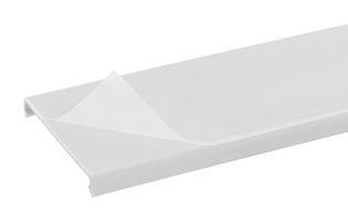 PANDUIT C1.5WH6-F Raceway Duct Fitting, PVC (Polyvinylchloride), White, 1.8 m, 44.5 mm, 8.9 mm, Panduct Series