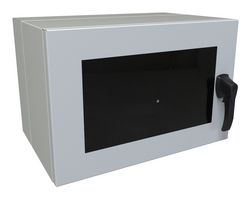 HAMMOND EN4DH162415WLG 19" Wall Cabinet, 7U, Polycarbonate, Steel, Gray, 406.4 mm, 609.6 mm, 381.26 mm