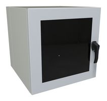 HAMMOND EN4DH242424WLG 19" Wall Cabinet, 12U, Polycarbonate, Steel, Gray, 609.6 mm, 609.6 mm, 609.6 mm