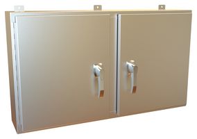 HAMMOND HN4WM24428S16 Metal Enclosure, 2 Door, Wall Mount, 316 Stainless Steel, 610 mm, 1.07 m, 203 mm, IP66