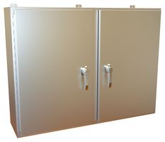 HAMMOND HN4WM364812S16 Metal Enclosure, 2 Door, Wall Mount, 316 Stainless Steel, 914 mm, 1.22 m, 305 mm, IP66