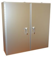 HAMMOND HN4WM484812S16 Metal Enclosure, 2 Door, Wall Mount, 316 Stainless Steel, 1.22 m, 1.22 m, 305 mm, IP66