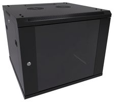 HAMMOND RB-FW9 19" Wall Cabinet, 9U, Steel, Black, 504 mm, 600 mm, 600 mm