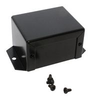 HAMMOND 1411FBBBK Metal Enclosure, w/ Flange, Small, Aluminum, 41.73 mm, 56.79 mm, 69.49 mm, IP32