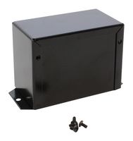 HAMMOND 1411FBFBK Metal Enclosure, w/ Flange, Small, Aluminum, 76.66 mm, 56.79 mm, 101.24 mm, IP32