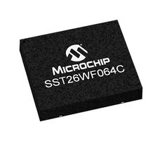 MICROCHIP SST26WF064C-104I/MF Memoria Flash, NOR Serial, 64 Mbit, 8M x 8bit, SPI, WDFN, 8 Pines