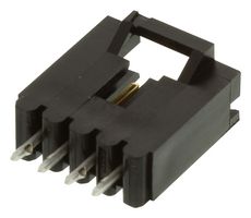 TE CONNECTIVITY - AMP 103670-6. Cabezal de Pin, Recto, Cable-a-Tarjeta, 2.54 mm, 1 Líneas, 7 Contactos, Recto Agujero Pasante