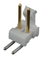 TE CONNECTIVITY - AMP 3-641216-2. Cabezal de Pin, Ángulo Recto, Cable-a-Tarjeta, 2.54 mm, 1 Líneas, 2 Contactos