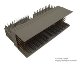 TE CONNECTIVITY 5106015-1. Connector, Right Angle, Z-PACK Series, 110 Contacts, 2 mm, Header, Press Fit, 5 Rows
