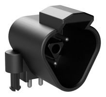 AMPHENOL SINE/TUCHEL ATF13-3P-BM03J1939 Automotive Connector, AT Series, Right Angle Receptacle, 3 Contacts, PCB Pin, Thermoplastic Body