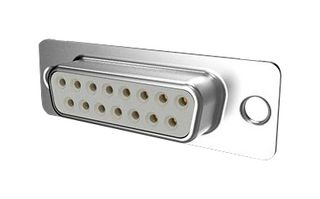 AMPHENOL COMMUNICATIONS SOLUTIONS DB25S065TLF D Sub Connector, 25 Contacts, Receptacle, Solder Cup, DB, FCI D Series, Steel Body