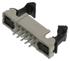 AMPHENOL COMMUNICATIONS SOLUTIONS 10078991-G22-10ULF Pin Header, Wire-to-Board, 2 mm, 2 Rows, 10 Contacts, Through Hole, FCI Minitek 10078991 Series