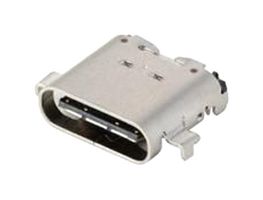 AMPHENOL COMMUNICATIONS SOLUTIONS 10137064-00021LF Conector USB, USB Tipo C, USB 3.1, Receptáculo eléctrico, 24 Posiciones, Montaje Superficial