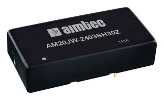AIMTEC AM20JW-2412SH30Z Isolated Through Hole DC/DC Converter, ITE, DIP, 4:1, 20 W, 1 Output, 12 V