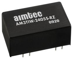 AIMTEC AM3TIW-2405S-RZ Isolated Through Hole DC/DC Converter, ITE, DIP, 4:1, 3 W, 1 Output, 5 V