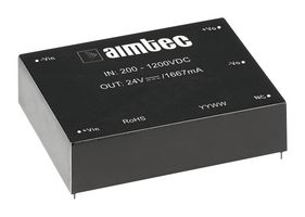 AIMTEC AM40W-60012S-NZ Isolated Through Hole DC/DC Converter, DIP, 6:1, 40 W, 1 Output, 12 V