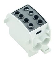 WEIDMULLER 1561830000 Panel Mount Barrier Terminal Block, Black, 70mm², 300 A, 1 kV, 1 Pole, 1, Screw
