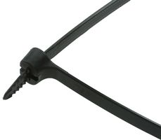 ABB - THOMAS & BETTS TY53510MX Cable Tie, Ty Rap®, Nylon 6.6 (Polyamide 6.6), Black, 35 ", 0.32 ", 10 ", 175 lb