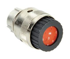 ITT CANNON TNM7S14-0304P1L Circular Connector, Standard Circular Connector, Trident Neptune Metal Series, Jam Nut Receptacle