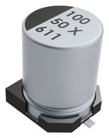 KEMET EXV227M016A9HAA SMD Aluminum Electrolytic Capacitor, Radial Can - SMD, 220 µF, 16 V, 3000 hours @ 105°C, Polar