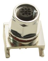 MOLEX 130299-0200 Sensor Connector, Micro-Change 130299 Series, M12, Female, 4 Positions, PCB Socket
