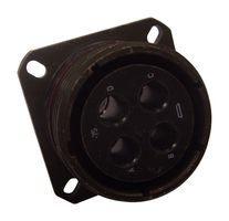 AMPHENOL AEROSPACE D38999/20KA98PN Circular Connector, MIL-DTL-38999 Series III, D38999/20 Series, Wall Mount Receptacle, 3 Contacts
