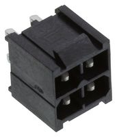 SAMTEC IPBT-104-H1-T-D-RA-K Pin Header, Board-to-Board, Wire-to-Board, 4.19 mm, 2 Rows, 8 Contacts, Through Hole Right Angle