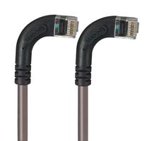 L-COM TRD695ZRA14GRY-20 Ethernet Cable, Cat6, 90° RJ45 Plug to 90° RJ45 Plug, UTP (Unshielded Twisted Pair), Gray, 6.1 m