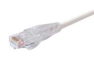 L-COM TRD815WHT-80 Ethernet Cable, Cat5e, RJ45 Plug to RJ45 Plug, UTP (Unshielded Twisted Pair), White, 24.4 m