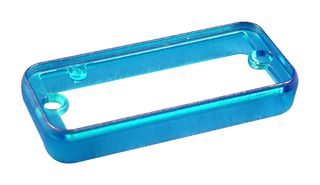 HAMMOND 1455DBTBU-10 Bezel, Open, Polycarbonate, Translucent Blue, 1455D Series Enclosure, Pack of 10, 1455 Series