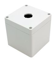 HAMMOND 1554MPB1A Control Station Enclosure, 1 Hole, Polycarbonate, 1 Holes, 22 mm, 90 mm, 90 mm