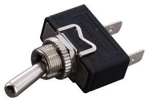 ARCOLECTRIC / BULGIN LIMITED C3901BA Toggle Switch, (On)-Off, SPST-NO, Non Illuminated, 3900 Series, Panel Mount, 20 A