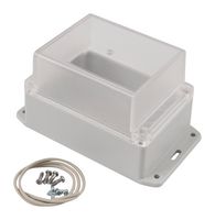 HAMMOND RP1150BFC Plastic Enclosure, Small, Polycarbonate, 85.1 mm, 85 mm, 125 mm
