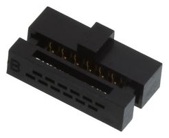AMPHENOL COMMUNICATIONS SOLUTIONS 20021444-00012T4LF IDC Connector, IDC Receptacle, Female, 1.27 mm, 2 Row, 12 Contacts, Cable Mount