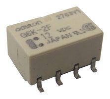 OMRON ELECTRONIC COMPONENTS G6K-2F-Y-DC12 Signal Relay, 12 VDC, DPDT, 1 A, G6K Series, Surface Mount, Non Latching