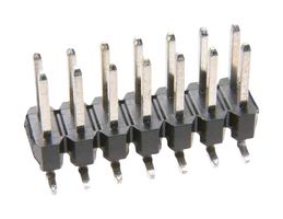 HARWIN M20-8760642 Pin Header, Board-to-Board, 2.54 mm, 2 Rows, 12 Contacts, Surface Mount Straight, M20-87 Series