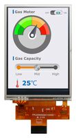 MIDAS DISPLAYS MDT0240A12SSR-SPI LCD TFT, 2.4 ", 240 x 320 Pixels, Vertical, RGB, 3.3V