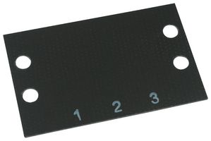 CINCH CONNECTIVITY SOLUTIONS MS-3-141 Terminal Block Marker, Terminal Block Marker, 141 Series Barrier Blocks, 1 to 3, 11.13 mm