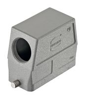 HARTING 19300160548 Heavy Duty Connector, M40, Hood, Side Entry, Aluminum Body, 1 Lever, 16B