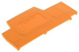WAGO 280-343 End / Intermediate Plate, For Use With DIN Rail Terminal Blocks
